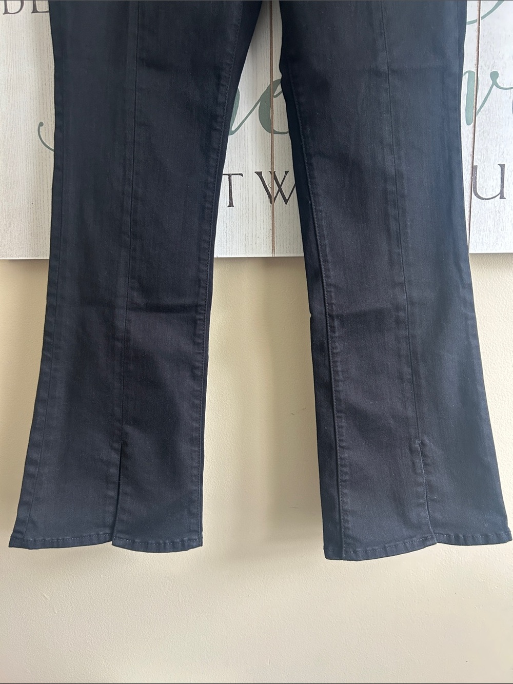 American Eagle Hi-Rise Skinny Kick next level stretch Black Jeans - size 14 - Picture 3 of 8